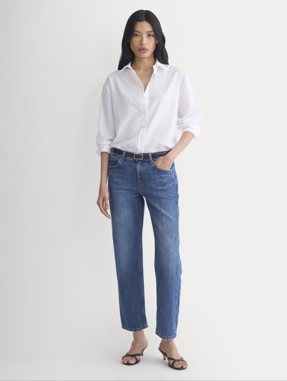 NWOT Everlane Low Rise Straight Jeans - Size 26L